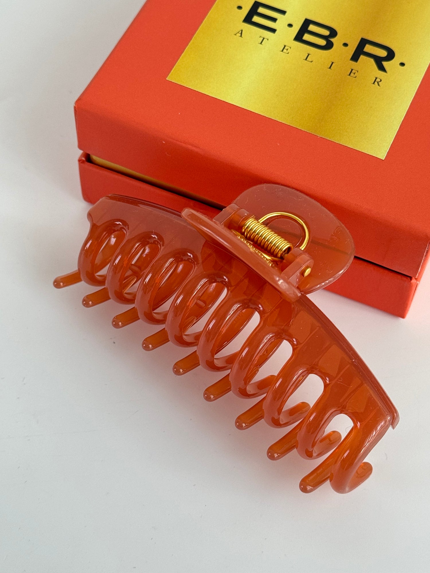 İTHAL KIRILMAZ GARANTİLİ TURUNCU AKRİLİK MANDAL TOKA