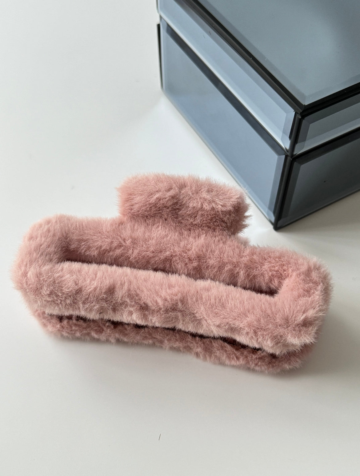 İTHAL PEMBE DİKDÖRTGEN BÜYÜK BOY PELUŞ MANDAL TOKA