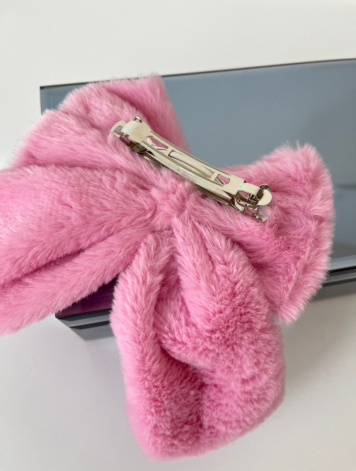 İTHAL ÇİFT KULLANIMLI ÇIKARILABİLİR ŞEKER PEMBE PELUŞ FİYONK TOKA