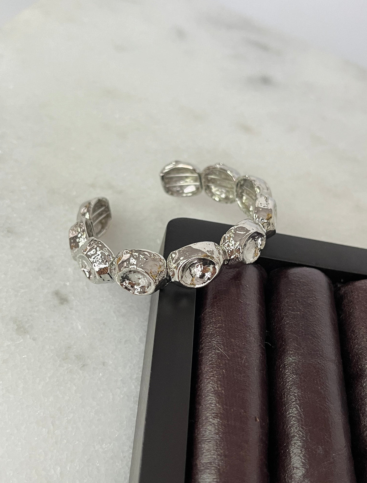 JEYAN ALTIN KAPLAMA AYARLANABİLİR SİLVER KELEPÇE BİLEKLİK