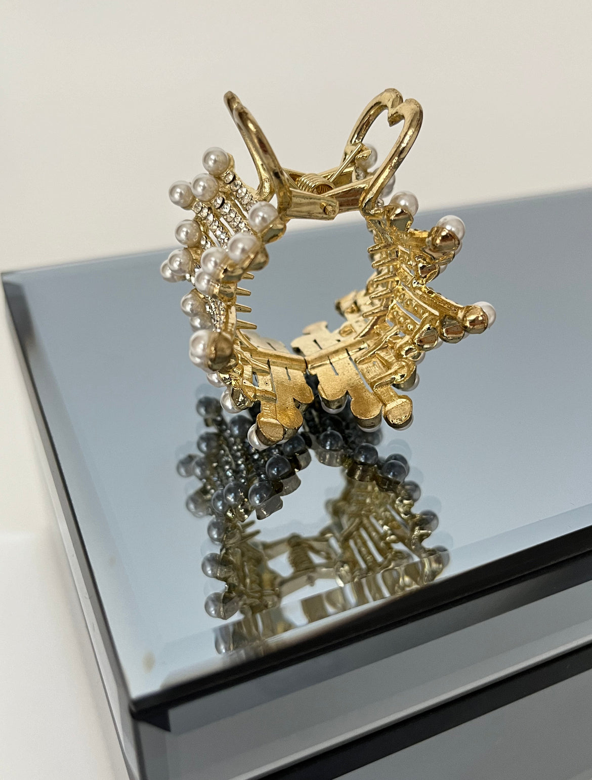 İTHAL TAŞLI GOLD METAL TOPUZ MANDAL TOKA