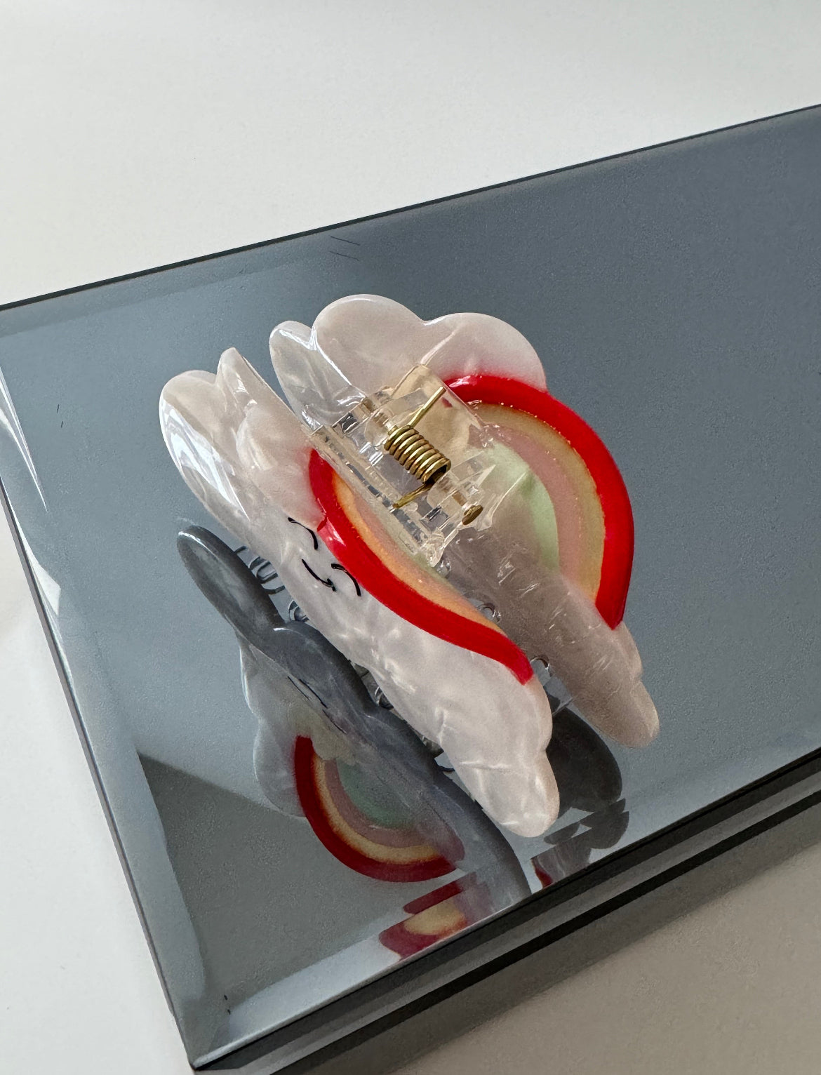 İTHAL BULUTLU GÖKKUŞAĞI MODEL KEMİK MANDAL TOKA