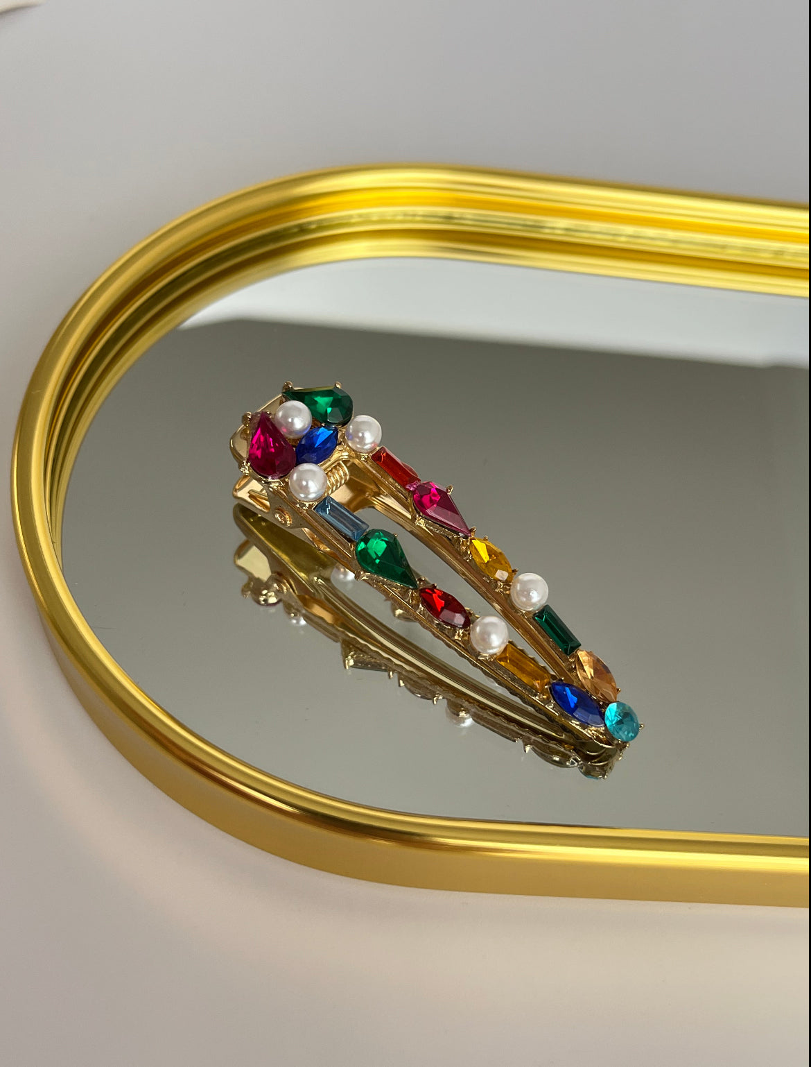 İTHAL RENKLİ TAŞLI METAL KISKAÇ TOKA