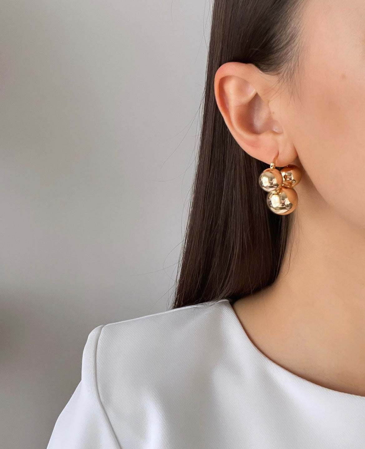 İTHAL MİCKEY MOUSE BÜYÜK BOY GOLD KÜPE