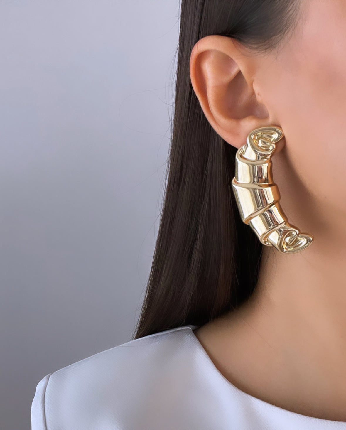 İTHAL KRUVASAN GOLD KÜPE