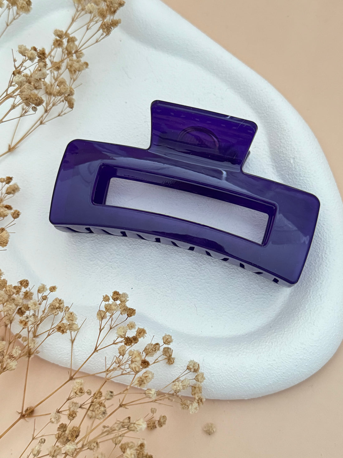 İTHAL KIRILMAZ GARANTİLİ MOR AKRİLİK MANDAL TOKA