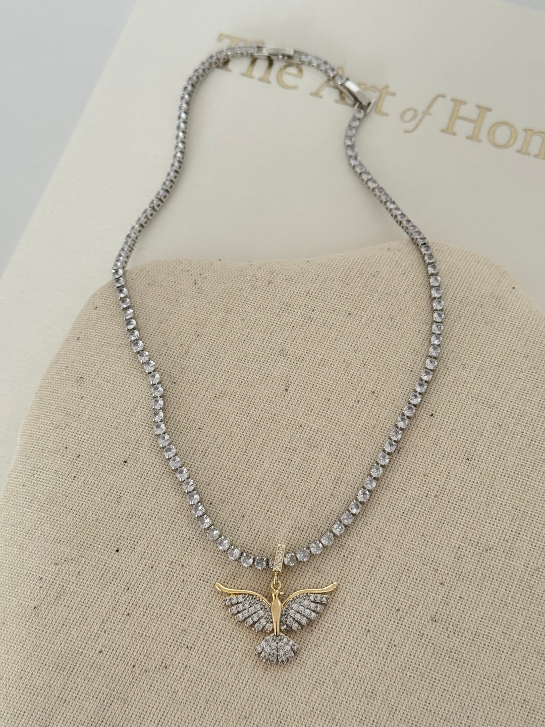 NOE MELEK DETAYLI SU YOLU KOLYE