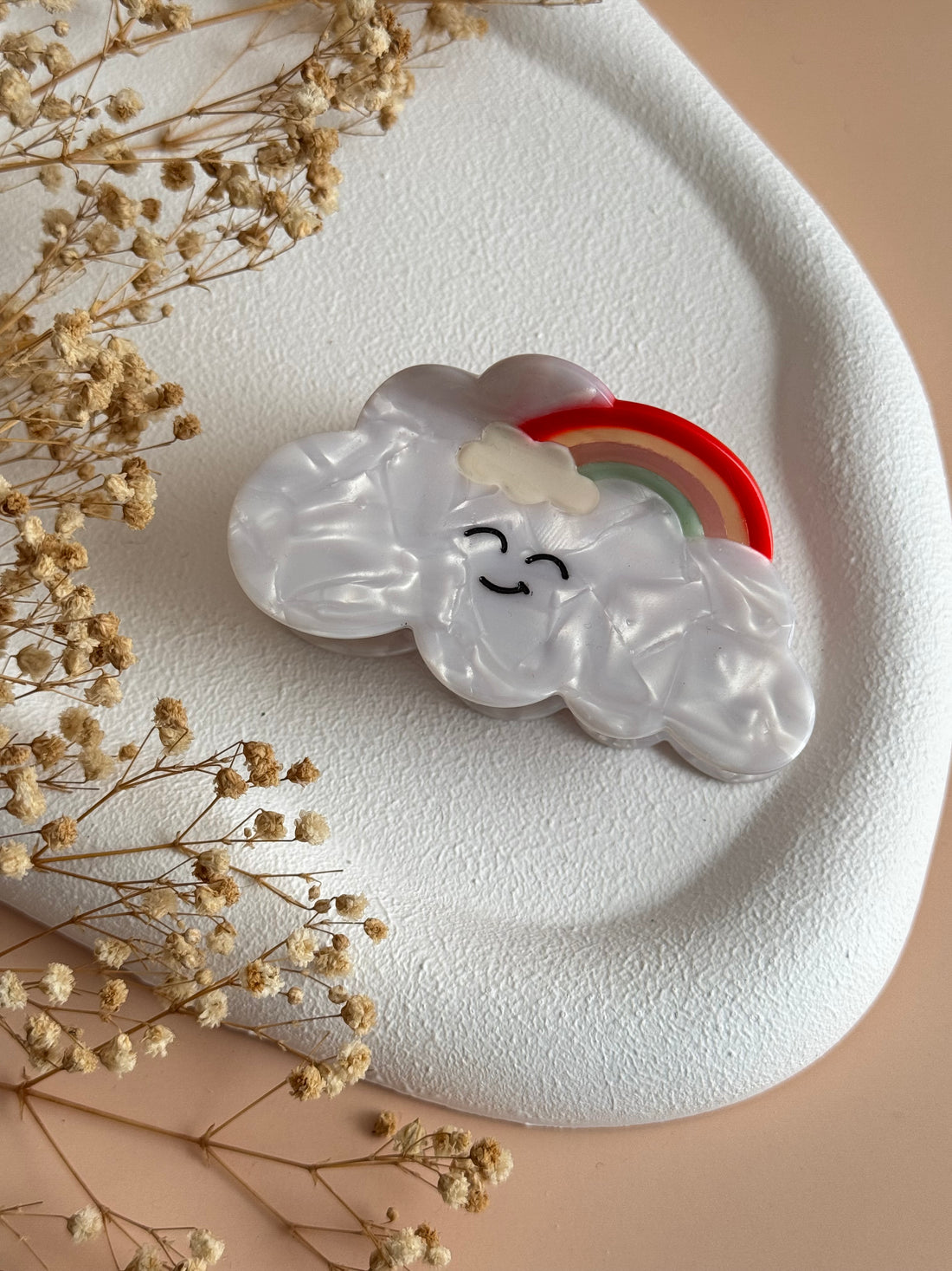 İTHAL BULUTLU GÖKKUŞAĞI MODEL KEMİK MANDAL TOKA