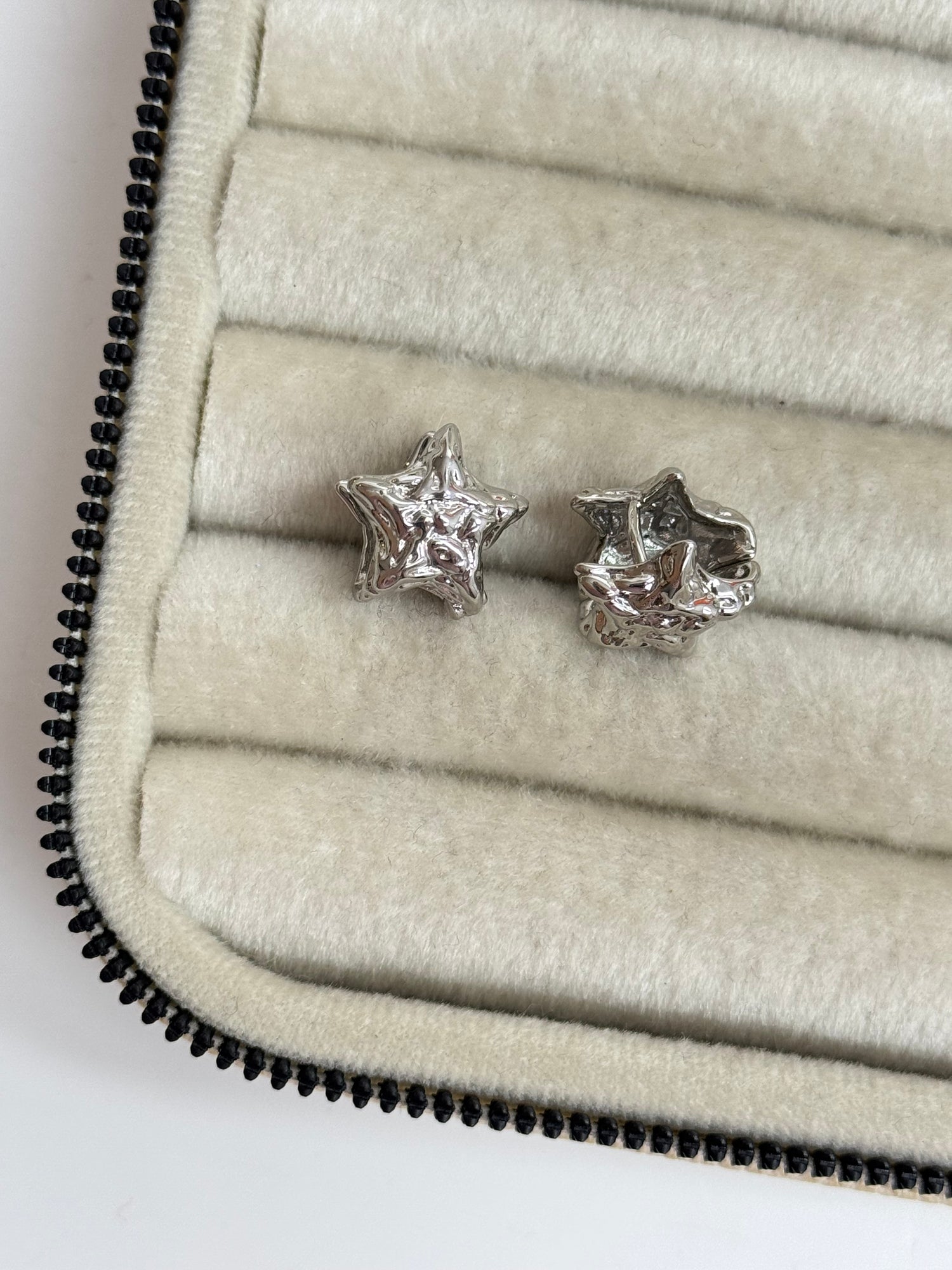 İTHAL YILDIZ MODEL ÇİFT TARAF SİLVER KÜPE