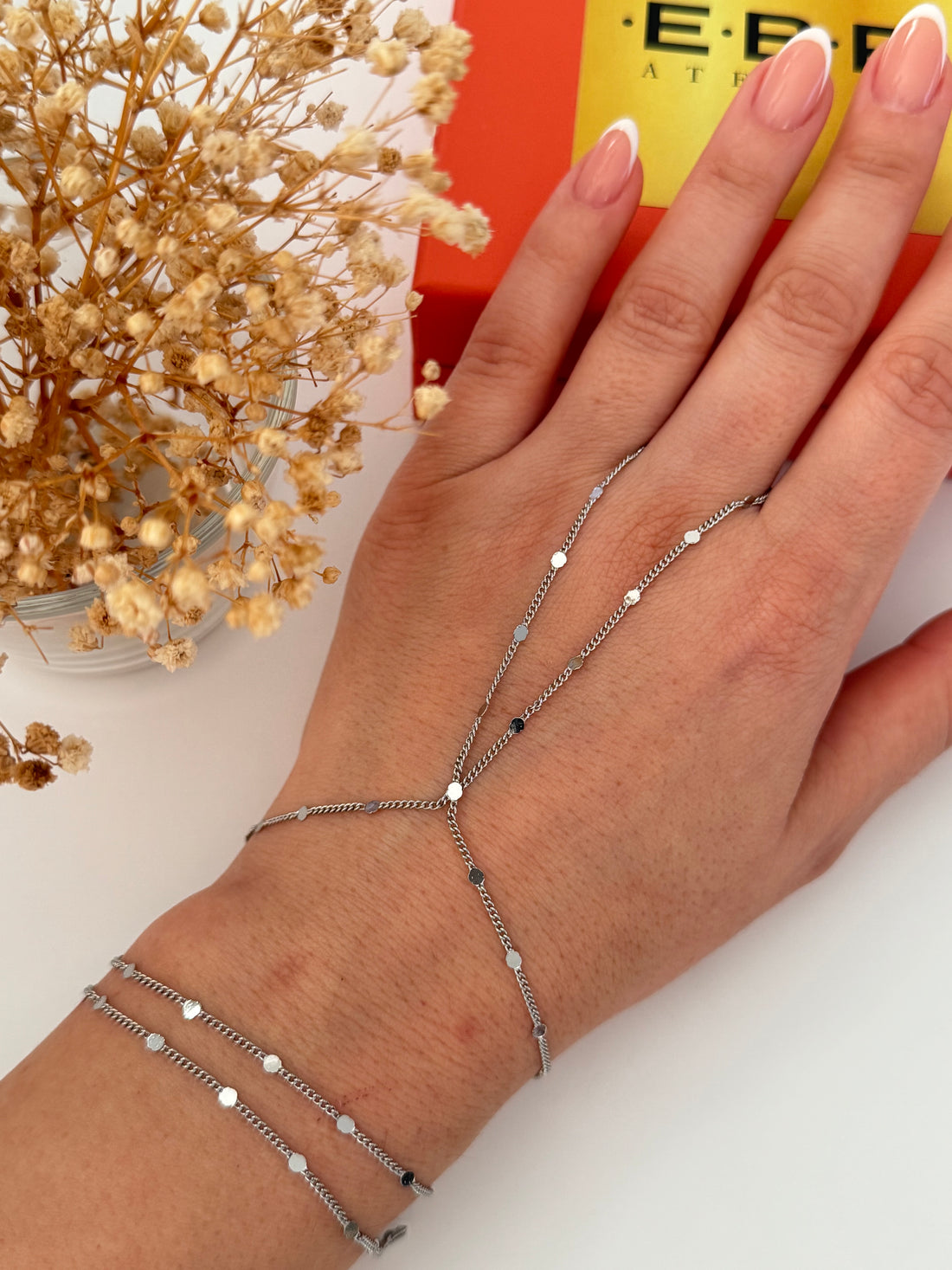 PUL DETAYLI SİLVER ŞAHMERAN