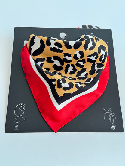 İTHAL Z*RA MARKA LEOPARLI BANDANA FULAR