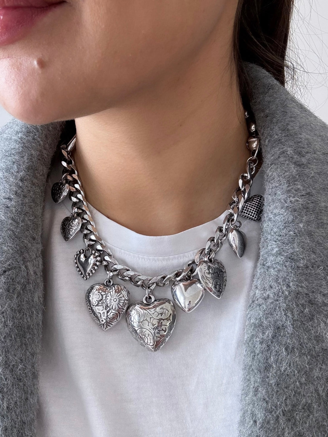 İTHAL KALP DETAYLI Z*ARA MARKA MODEL KOLYE