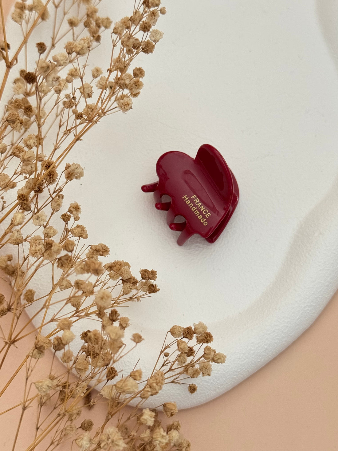 İTHAL KIRMIZI KALP MODELLİ KÜÇÜK KEMİK MANDAL TOKA