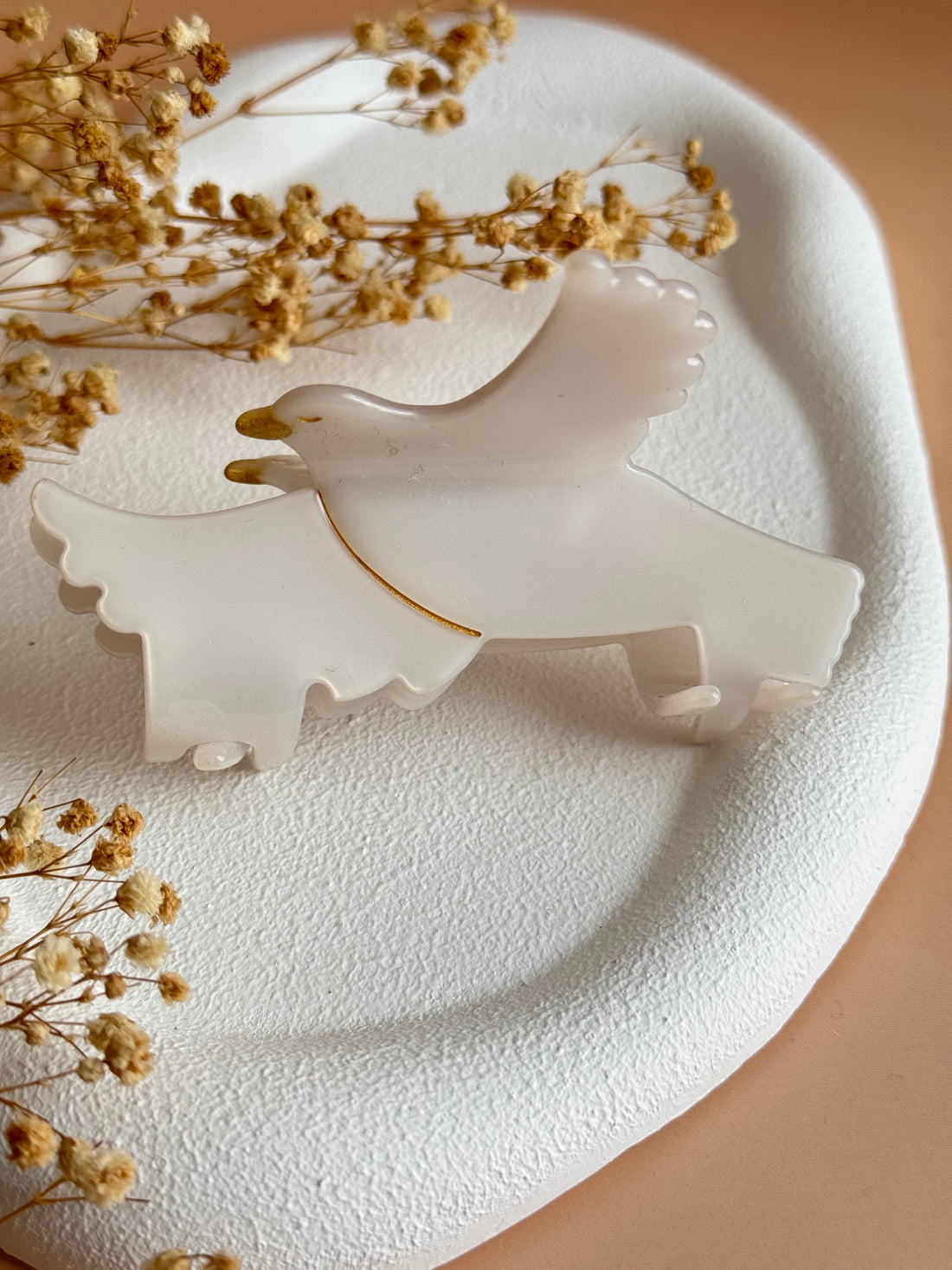 İTHAL KUŞ MODELLİ KEMİK MANDAL TOKA