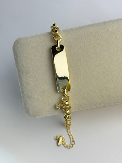 İTHAL GOLD KÜNYE BİLEKLİK