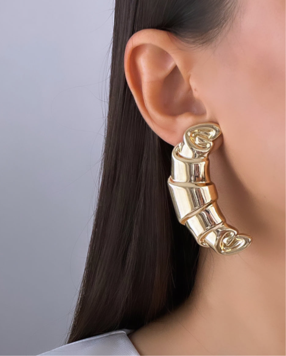 İTHAL KRUVASAN GOLD KÜPE