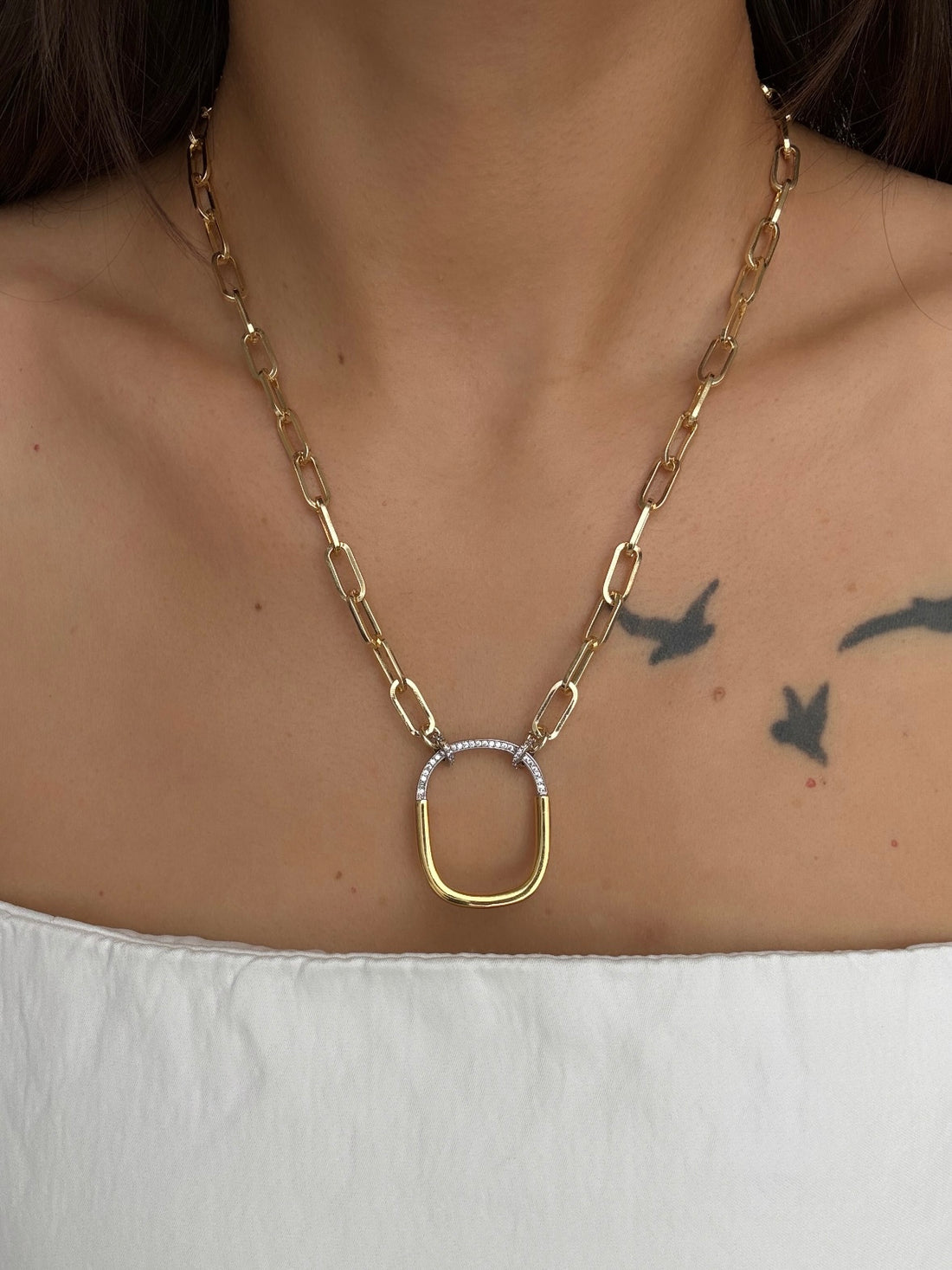 İTHAL MARKA MODEL GOLD KOLYE