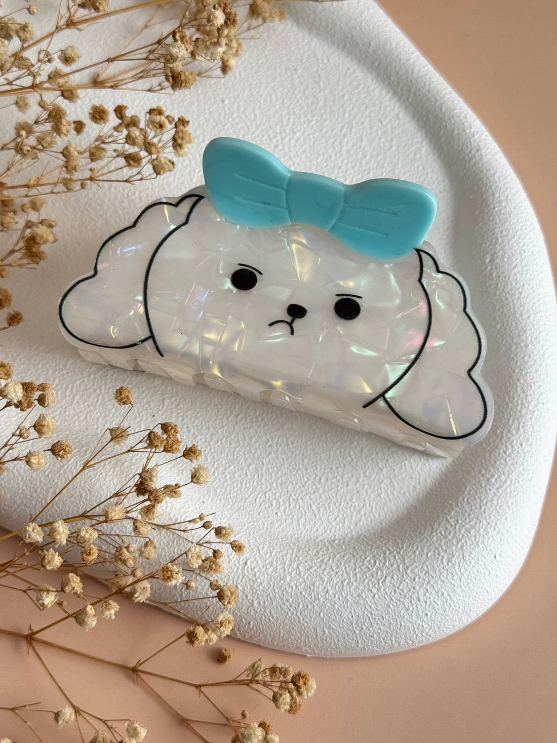 İTHAL HUYSUZ KIZ MODELLİ KEMİK MANDAL TOKA