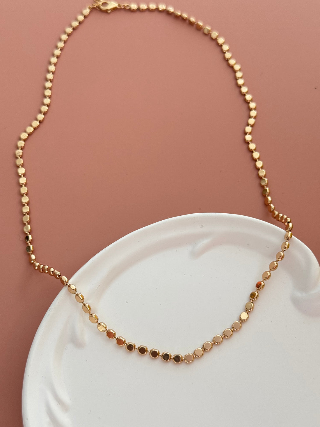 İTHAL EZME ZİNCİR ROSE GOLD KOLYE