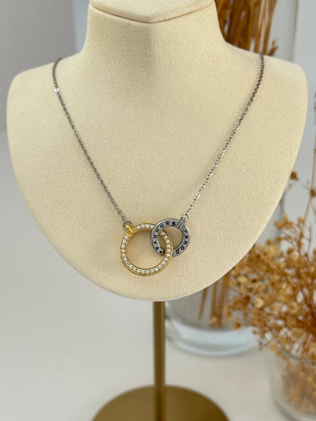 İTHAL HALKA DETAYLI MARKA MODEL KOLYE