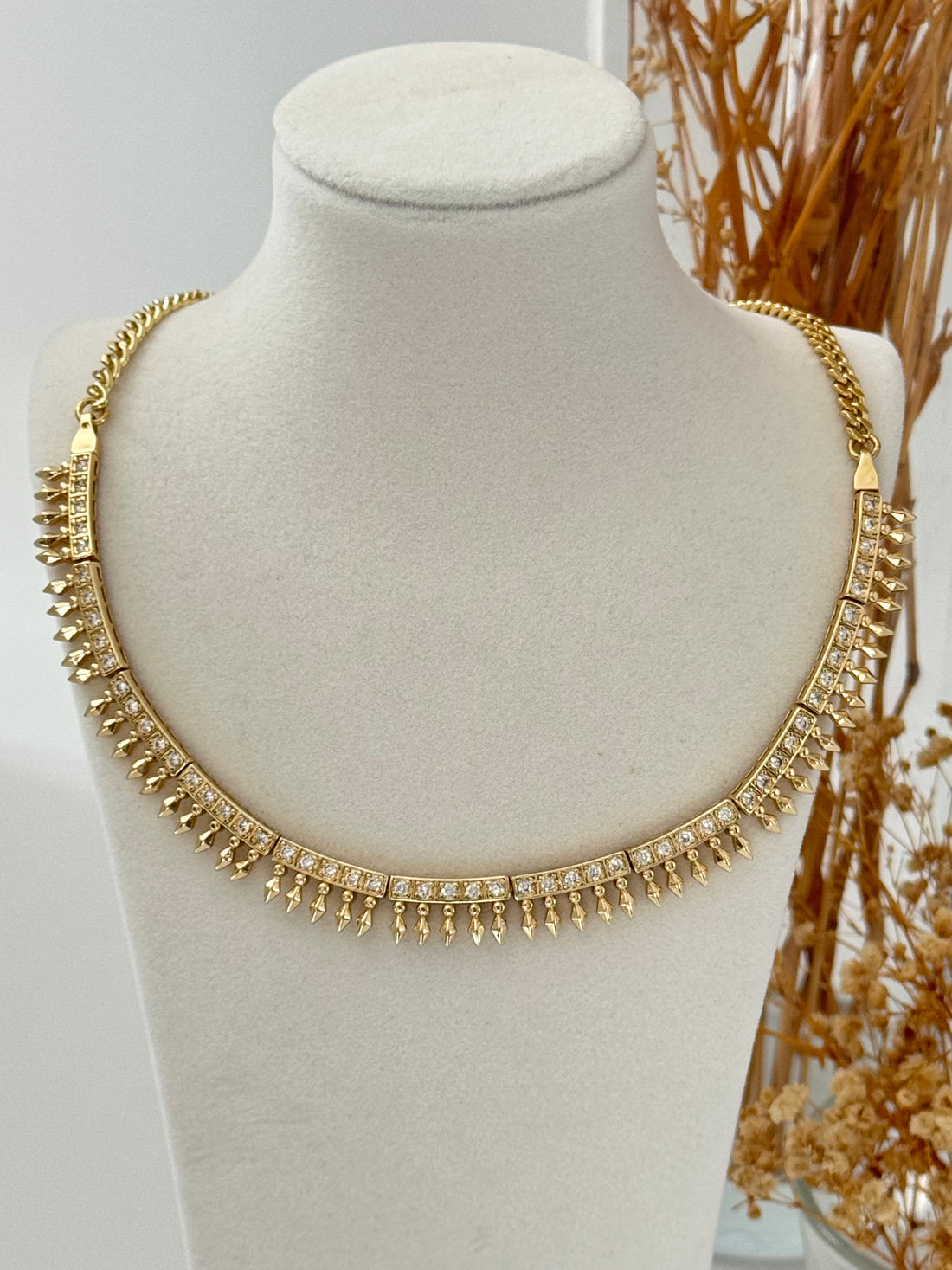 İTHAL OK DETAYLI GOLD KOLYE