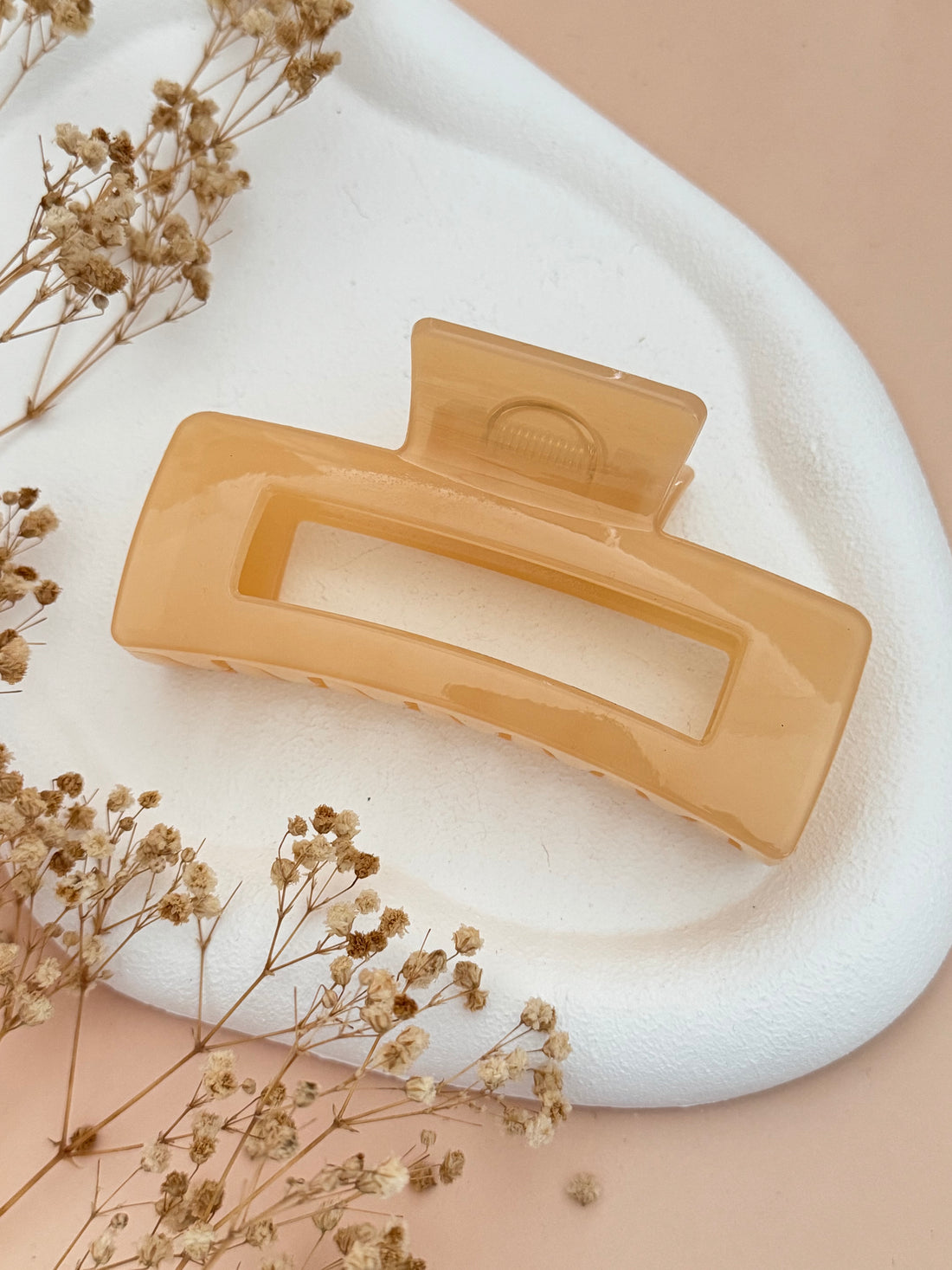 İTHAL KIRILMAZ GARANTİLİ KREM AKRİLİK MANDAL TOKA