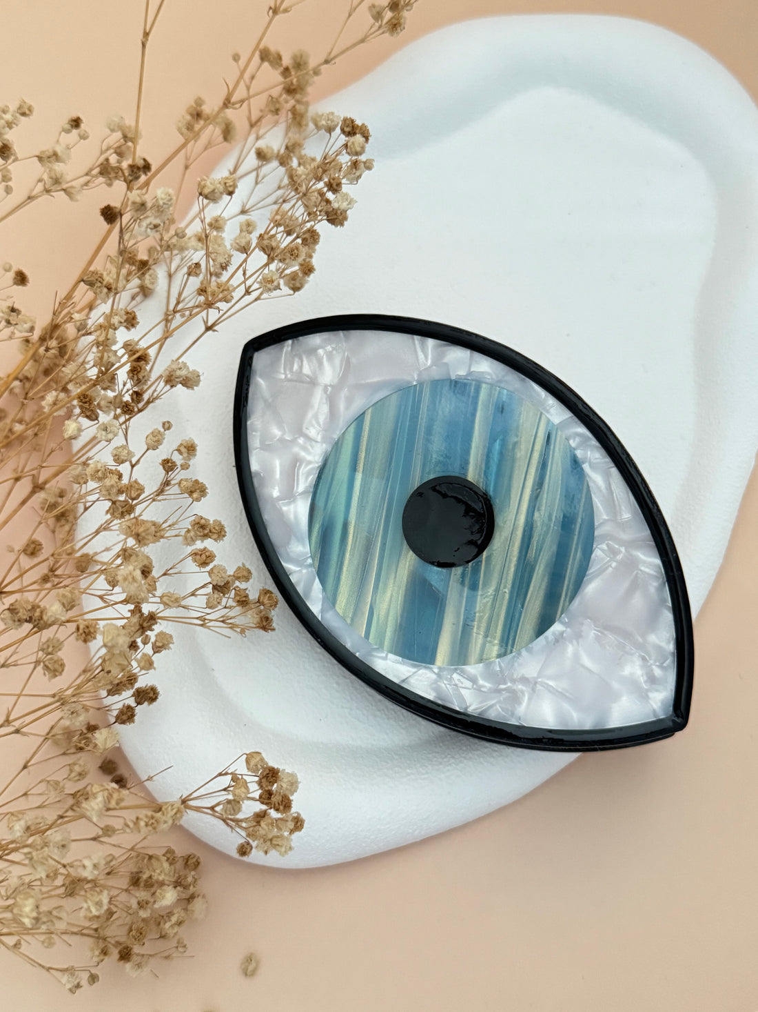 İTHAL BÜYÜK BOY SİYAH GÖZ KEMİK MANDAL TOKA