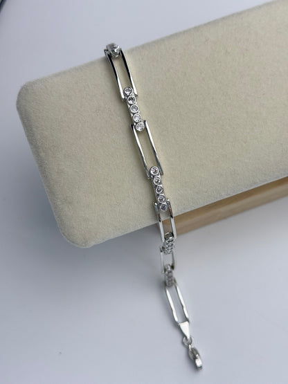 İTHAL DETAYLI SİLVER BİLEKLİK