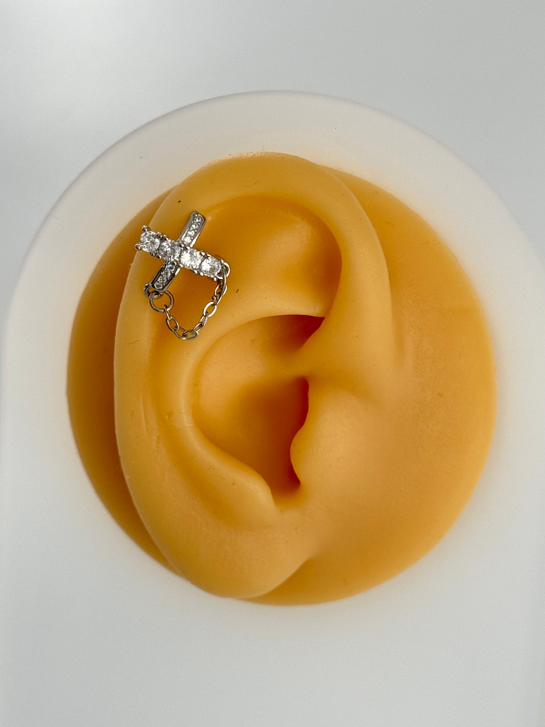 İTHAL ÇARPI MODEL SİLVER PİERCİNG