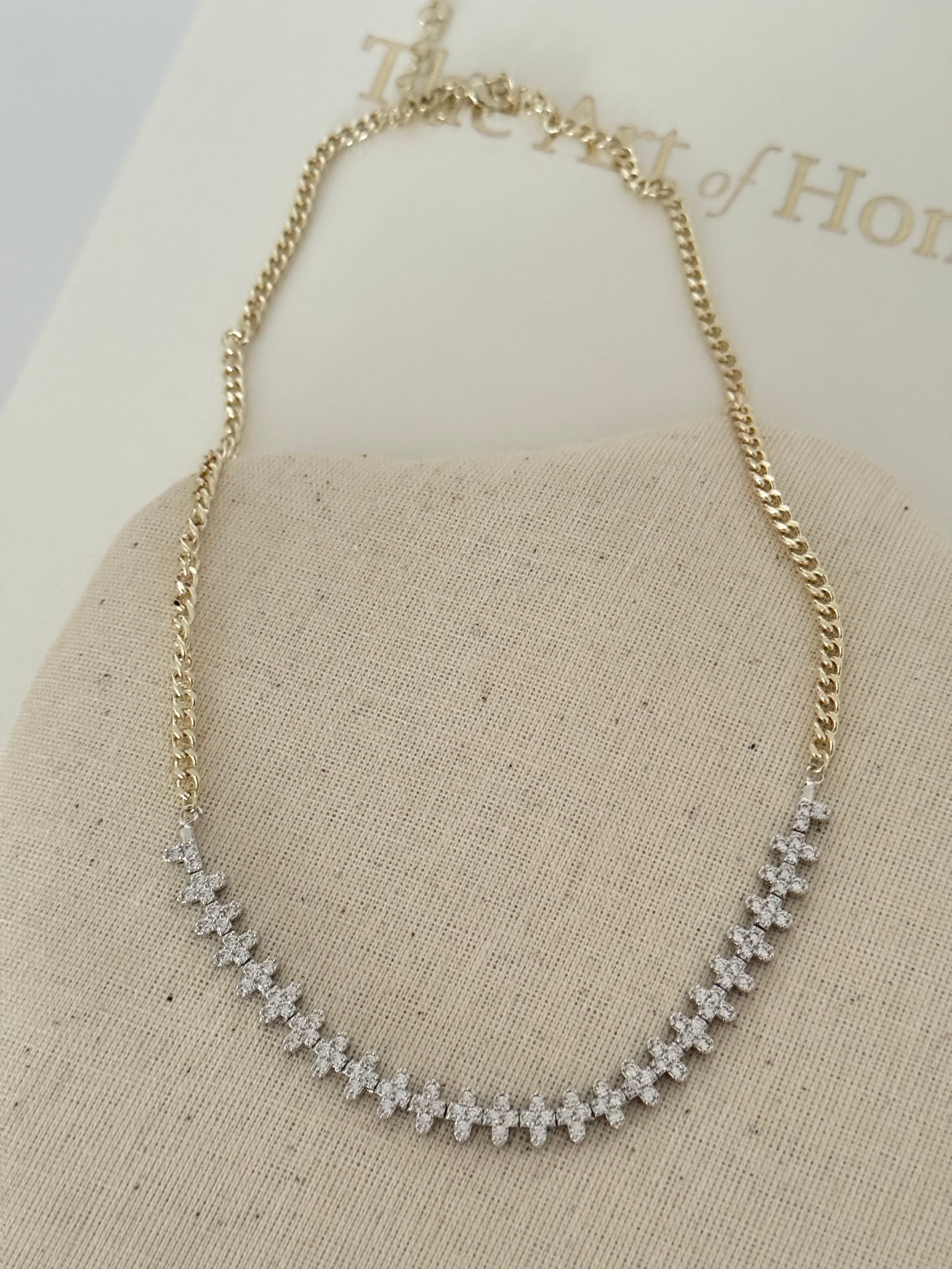 ELODİE TAŞ DETAYLI GOLD KOLYE