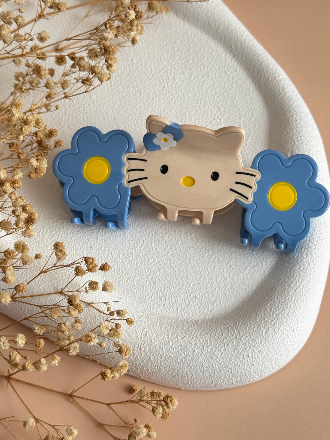 İTHAL HELLO KİTY DETAYLI KEMİK MANDAL TOKA