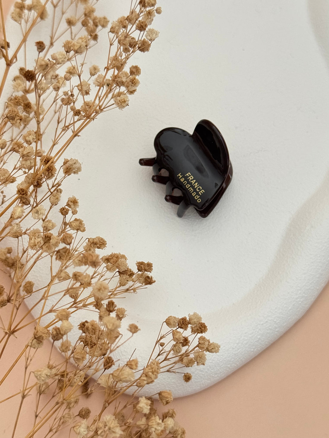 İTHAL KAHVERENGİ KALP MODELLİ KÜÇÜK KEMİK MANDAL TOKA