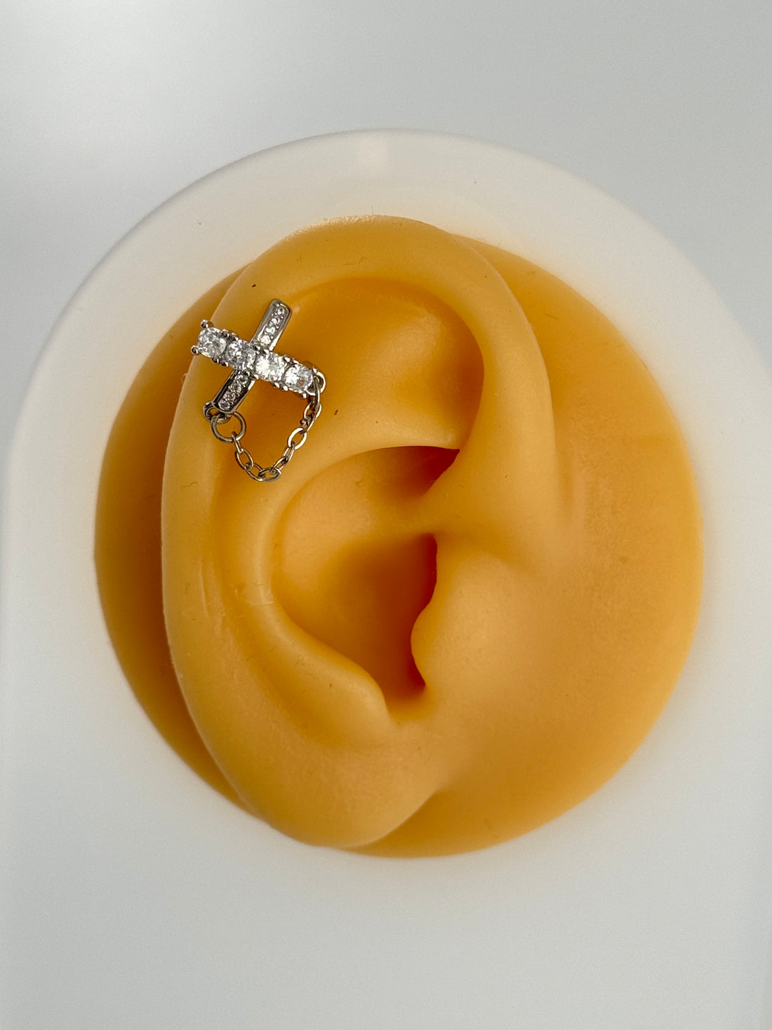 İTHAL ÇARPI MODEL SİLVER PİERCİNG