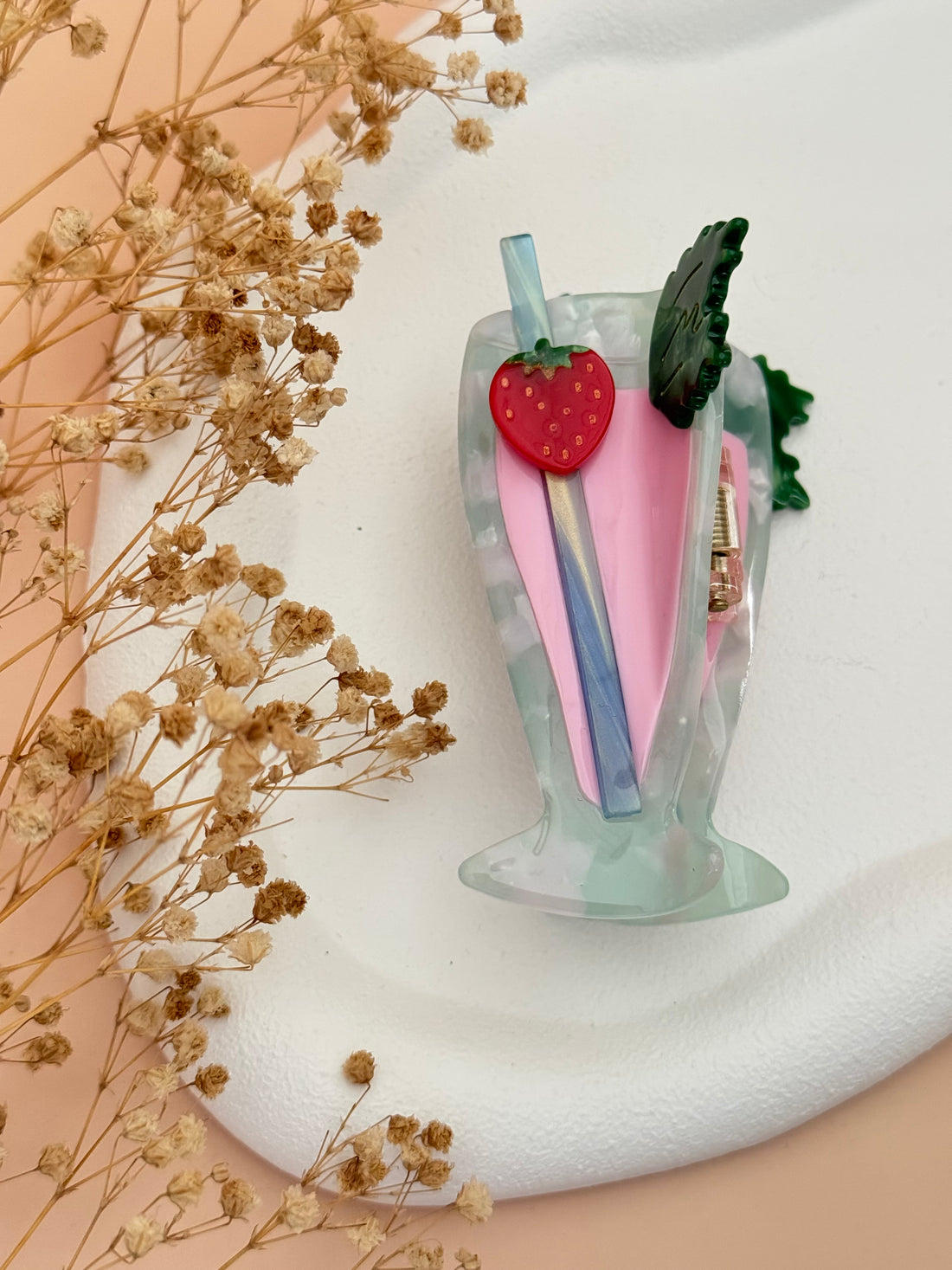 İTHAL MİLKSHAKE MODELLİ KEMİK MANDAL TOKA