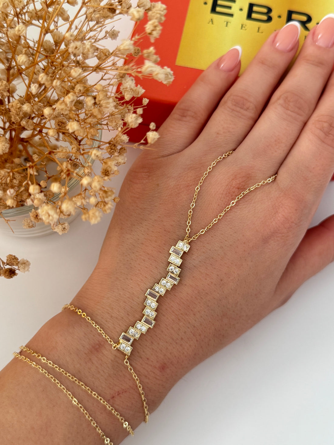 İTHAL ZİKZAK DETAYLI GOLD ŞAHMERAN