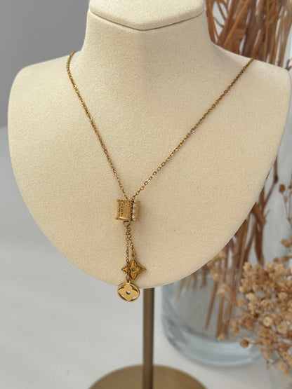 SALLANTILI MARKA MODEL GOLD ÇELİK KOLYE