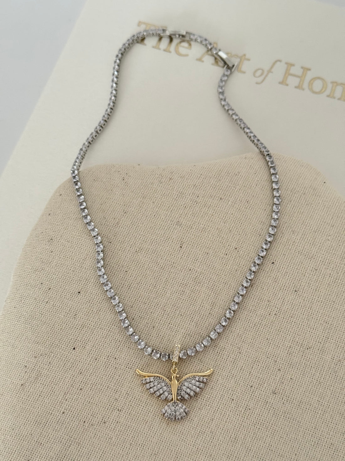 NOE MELEK DETAYLI SU YOLU KOLYE