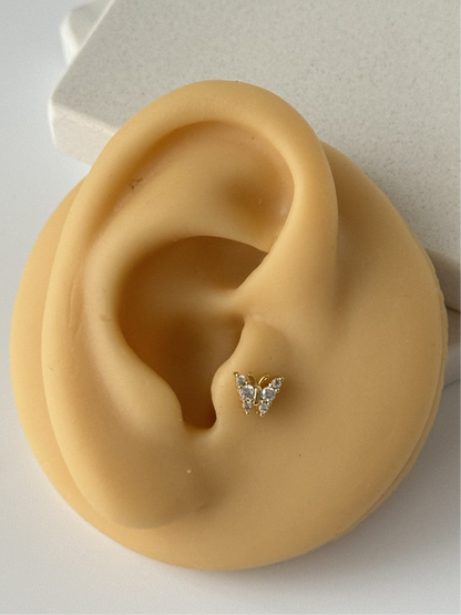 KELEBEK TRAGUS PİERCİNG