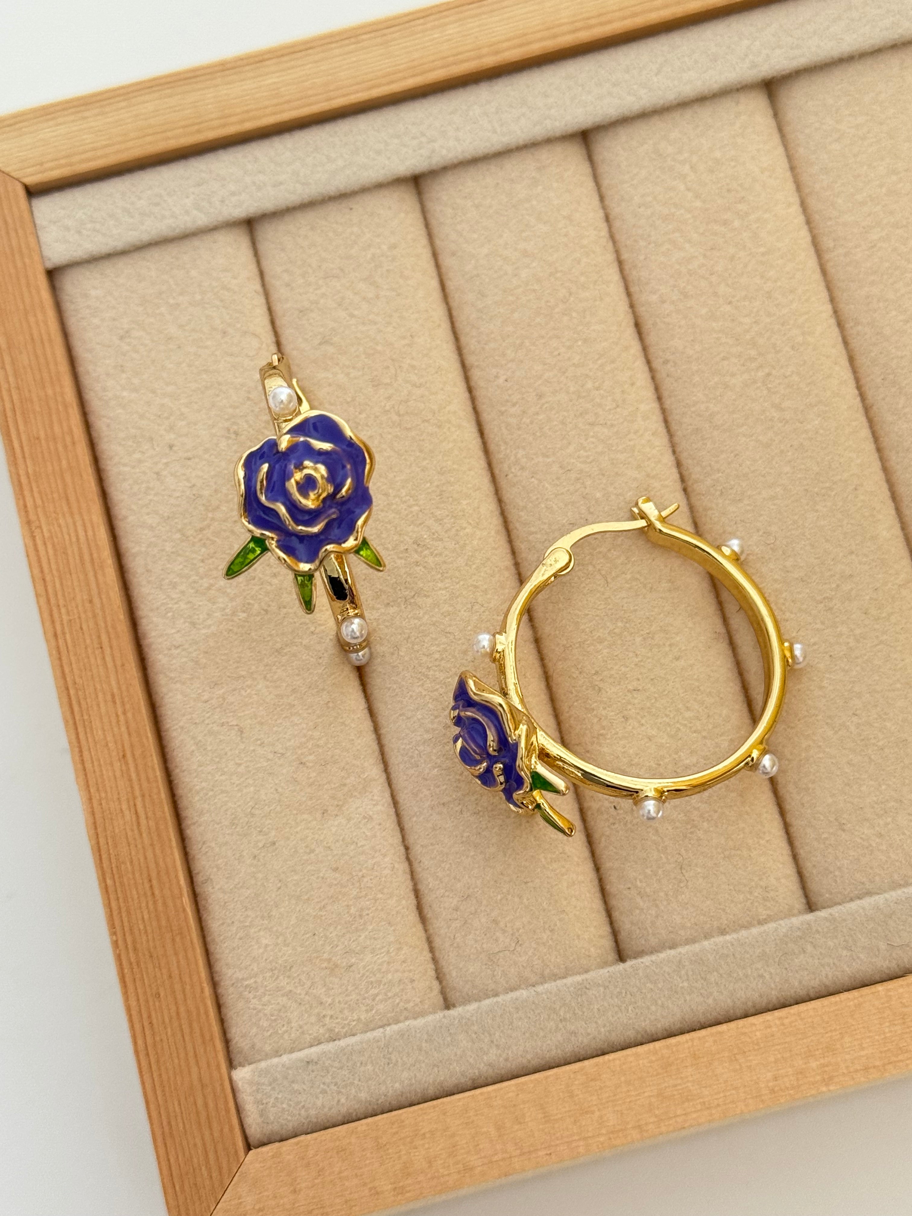 FLEORA GOLD MOR HALKA KÜPE