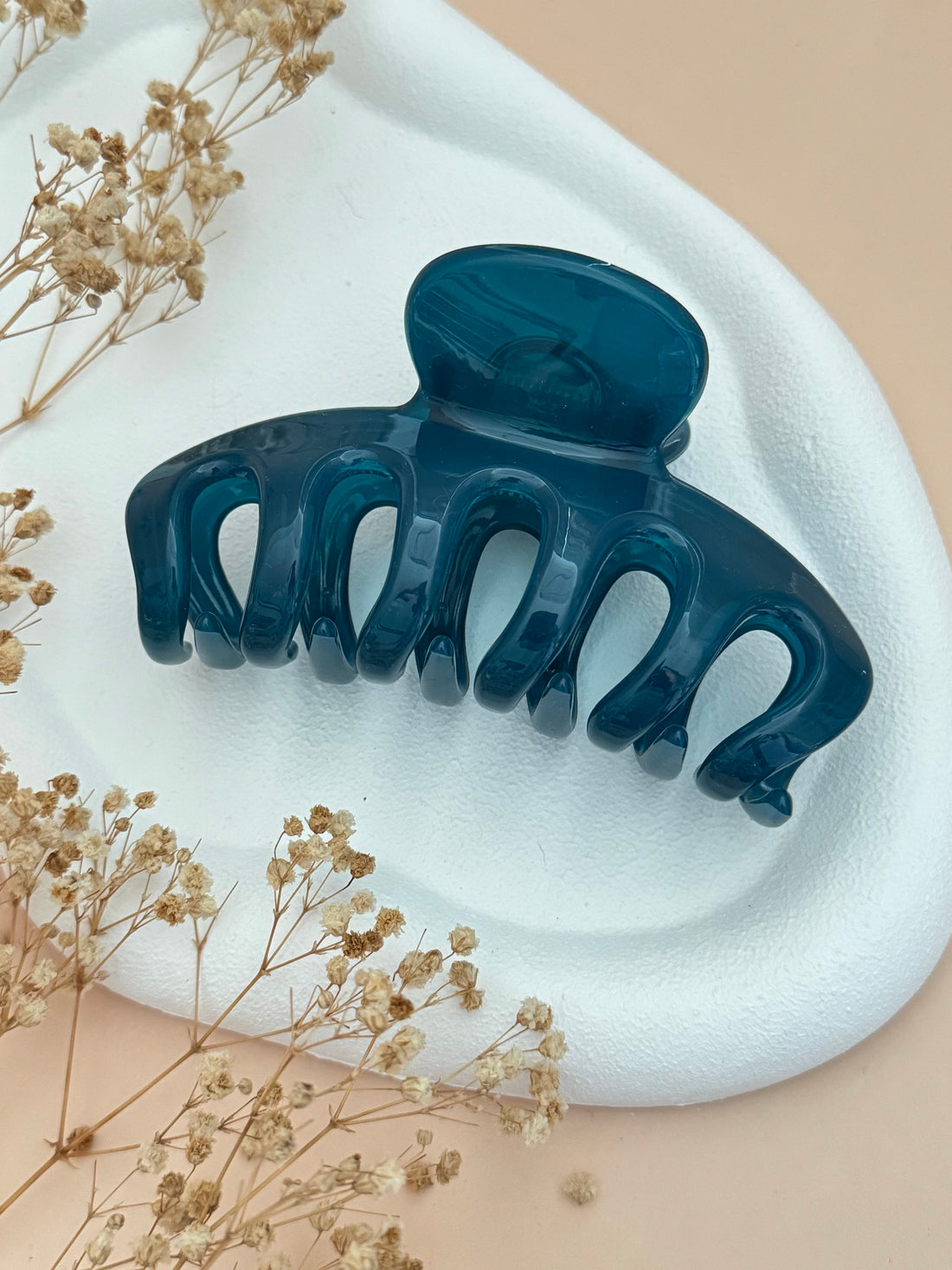 İTHAL KIRILMAZ GARANTİLİ KOYU MAVİ AKRİLİK MANDAL TOKA