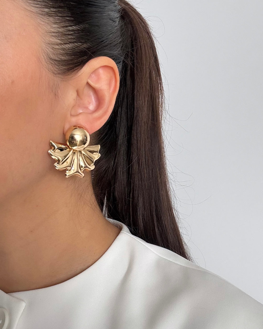 İTHAL YELPAZE MODEL GOLD KÜPE