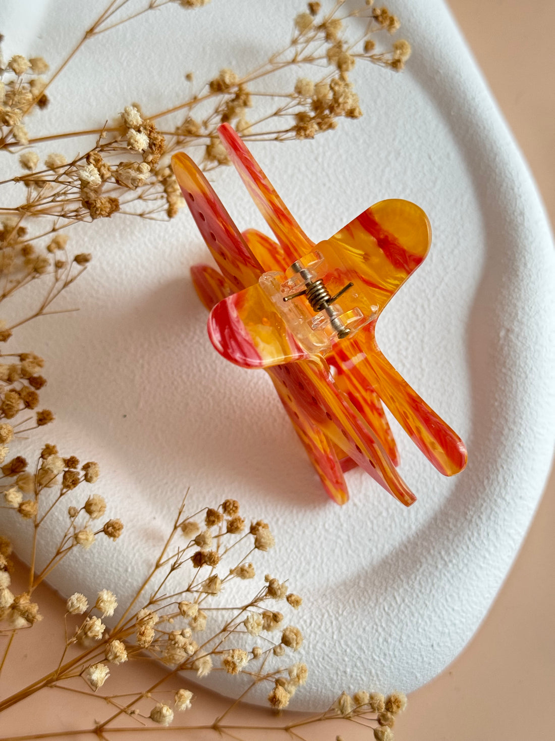 İTHAL DENİZ YILDIZI MODELLİ KEMİK MANDAL TOKA