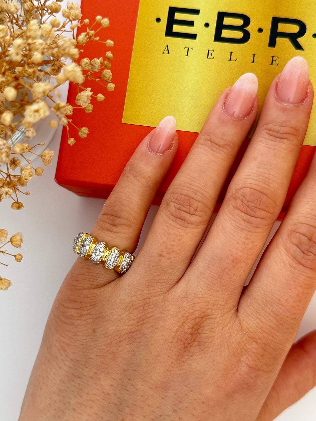 ZARENA TAŞ DETAYLI AYARLANABİLİR SERÇE PARMAK YÜZÜK