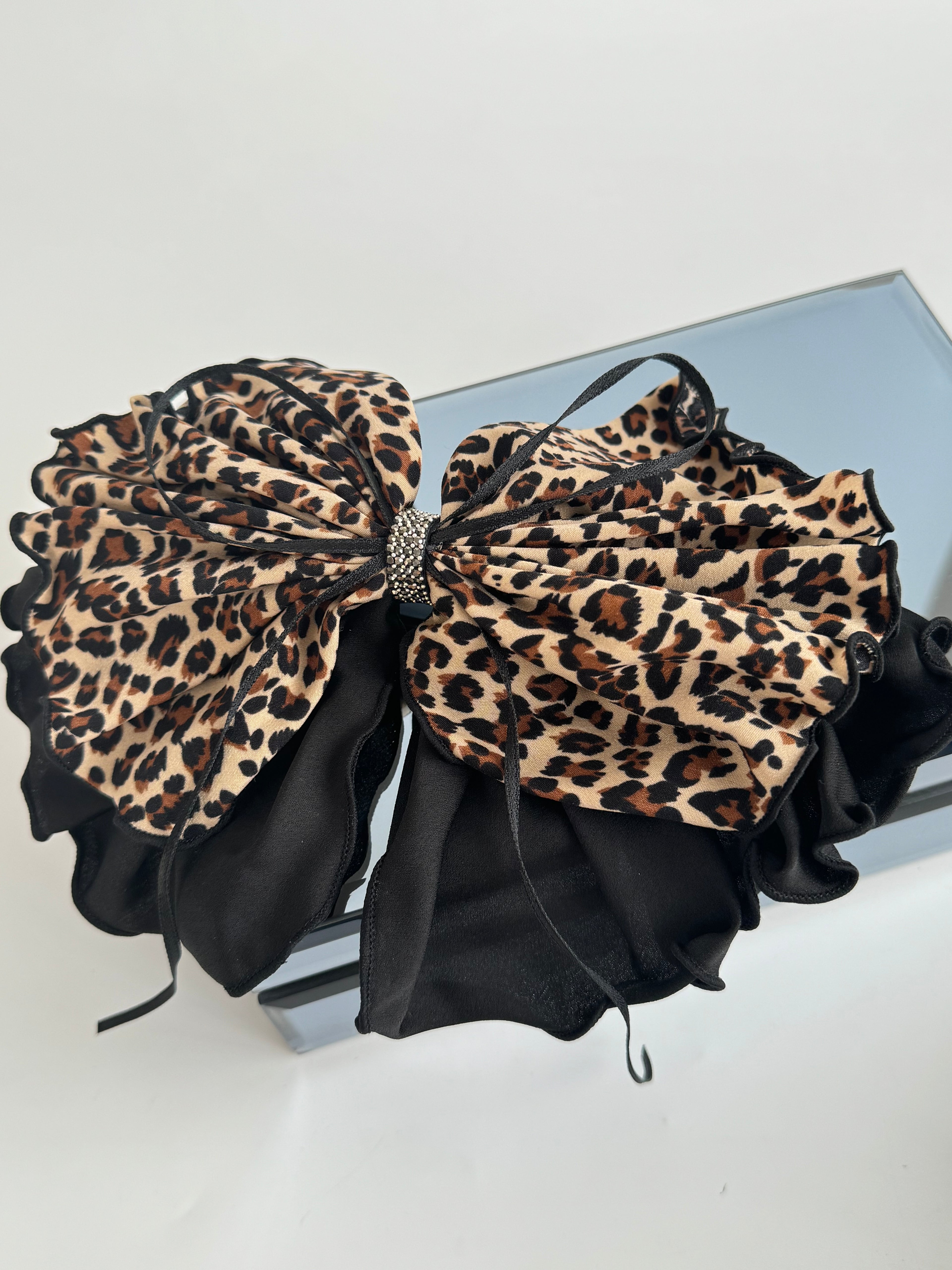 İTHAL FİYONKLU LEOPAR DETAYLI TOKA