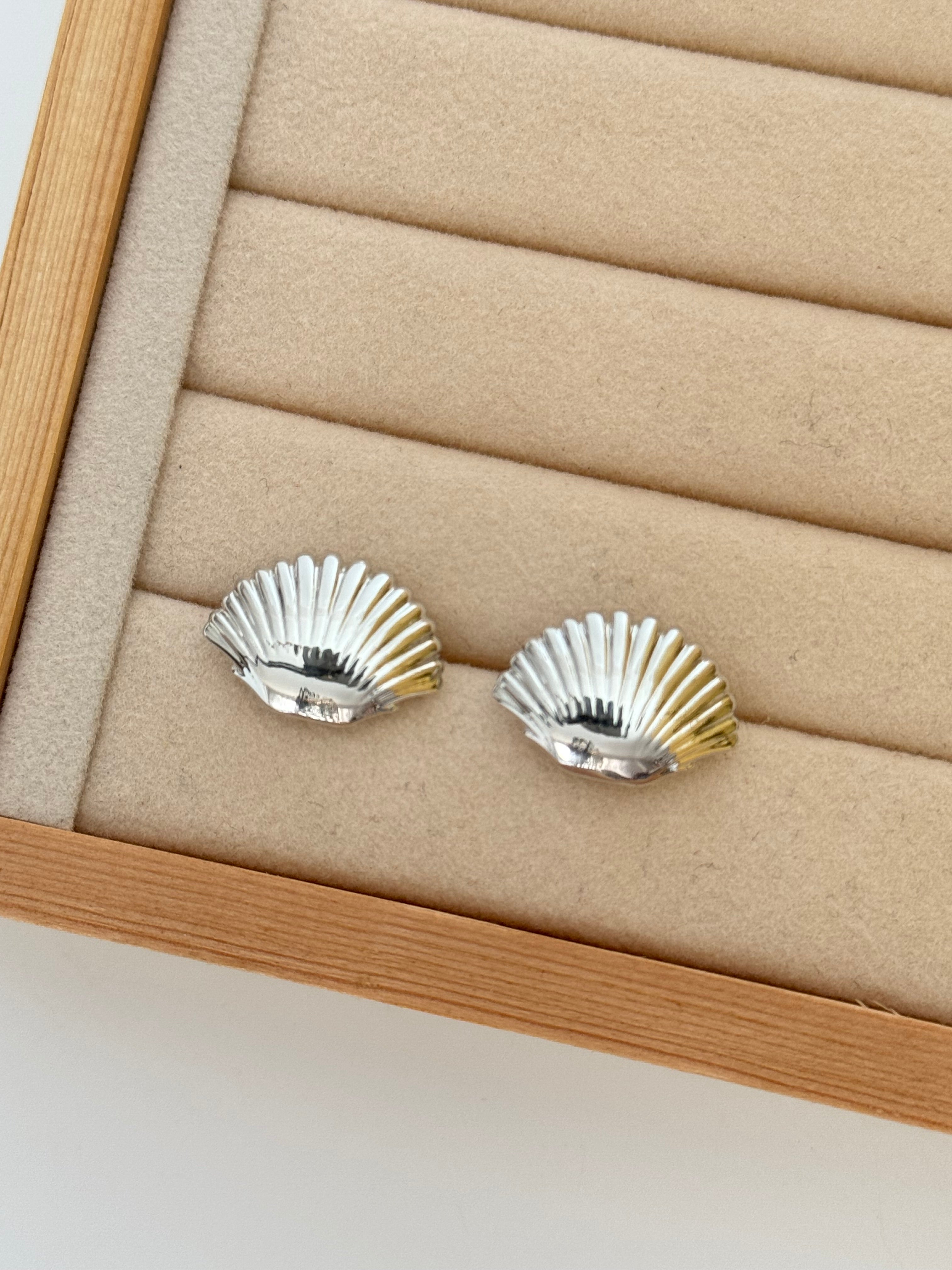 DENİZ KABUĞU SİLVER KÜPE