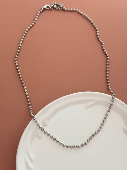 ASHA İTHAL DORİKA SİLVER ÇELİK KOLYE