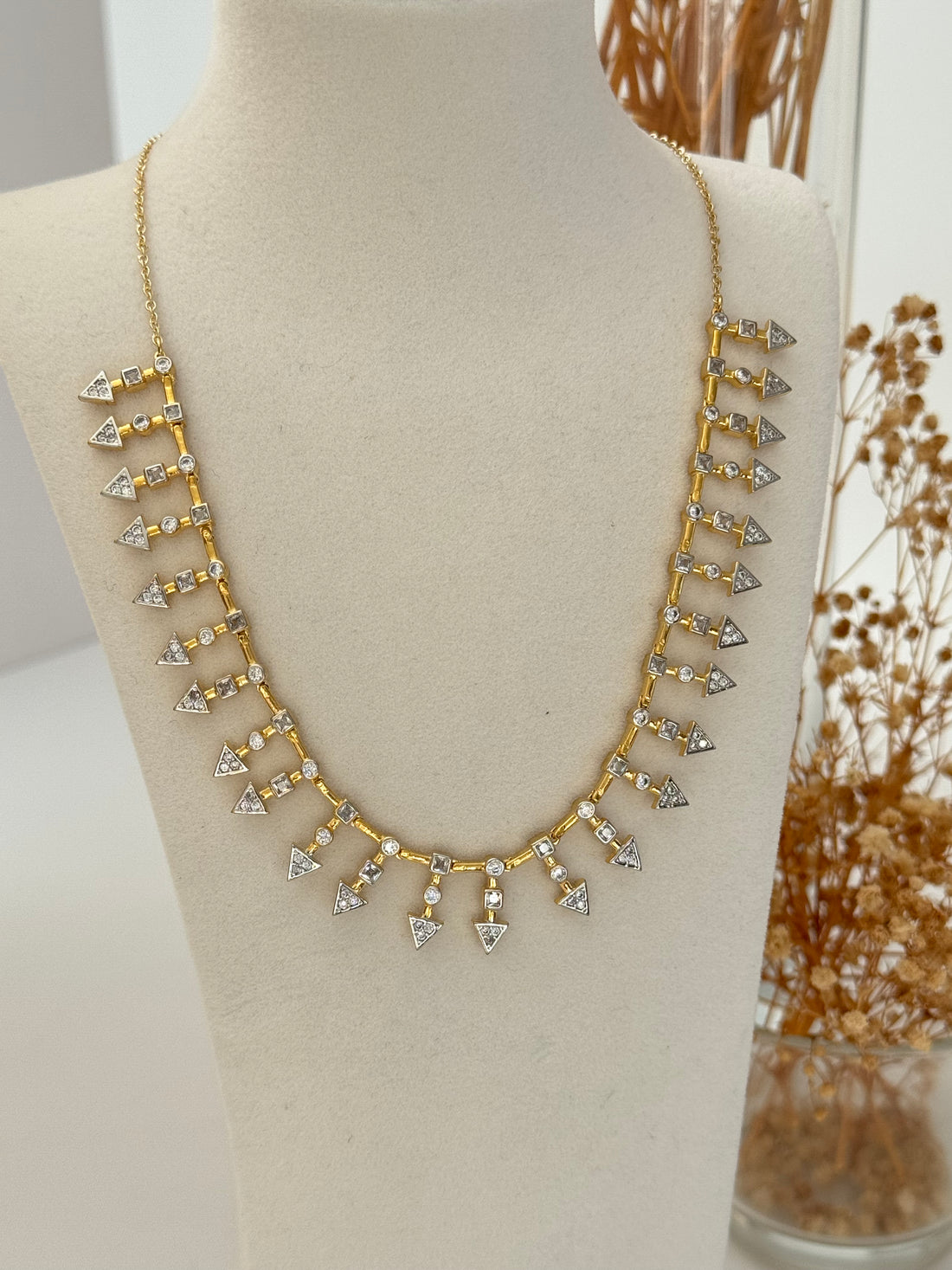 İTHAL OK DETAYLI GOLD KOLYE