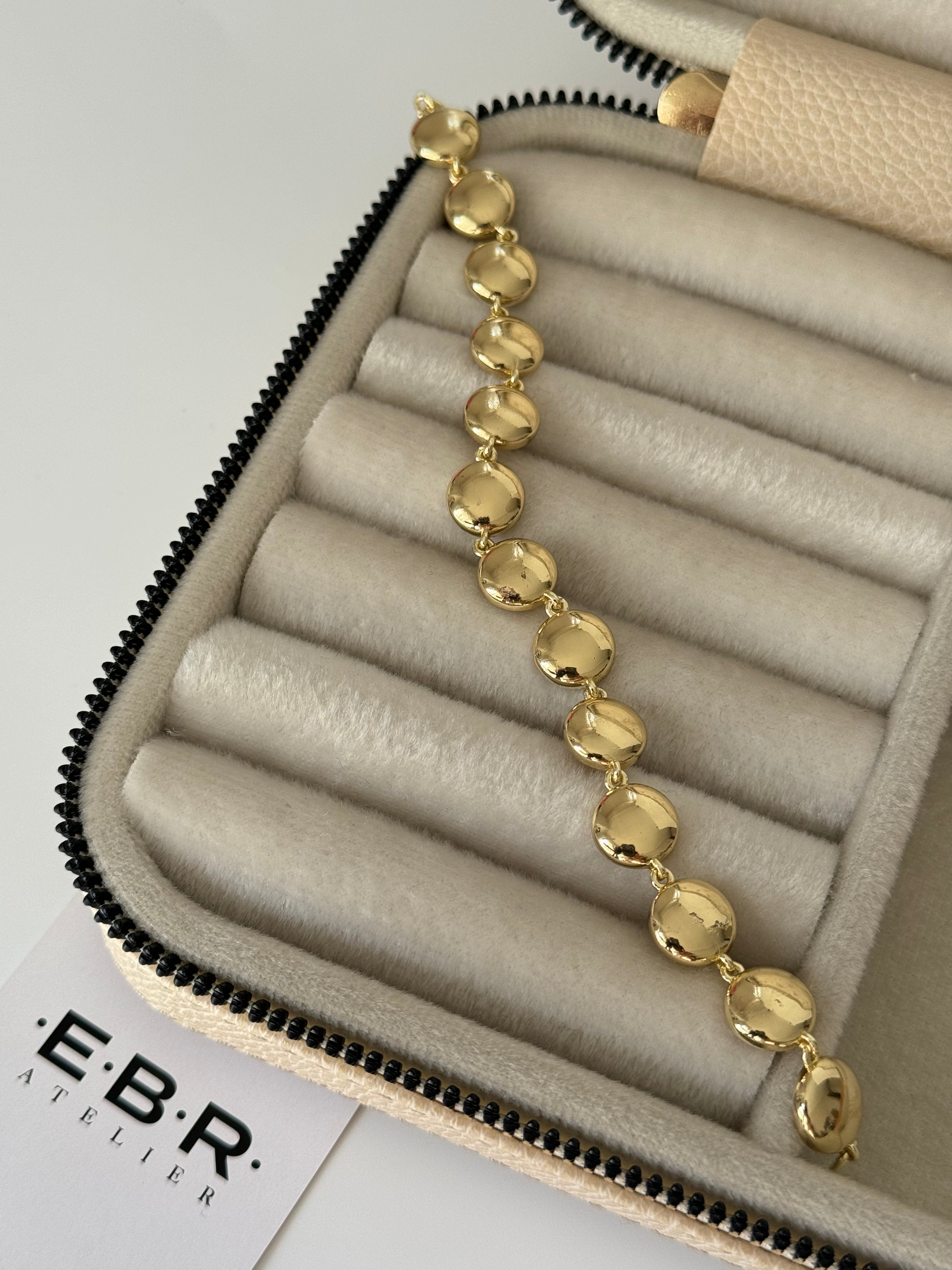 İTHAL OVAL DETAYLI GOLD BİLEKLİK