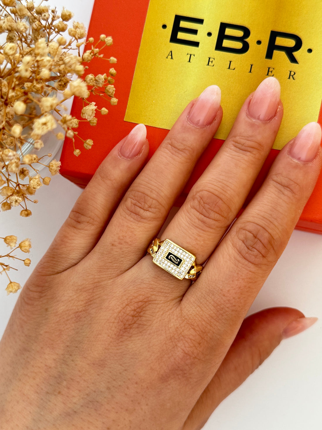 MİRELİA TAŞ DETAYLI AYARLANABİLİR YÜZÜK