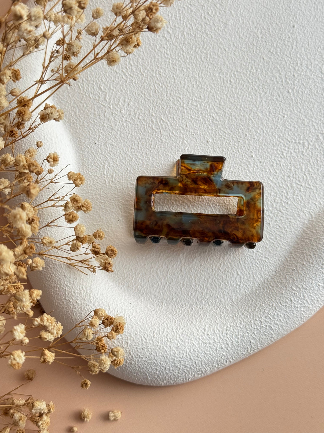 İTHAL KAHVE EBRULİ MİNİ KEMİK MANDAL TOKA